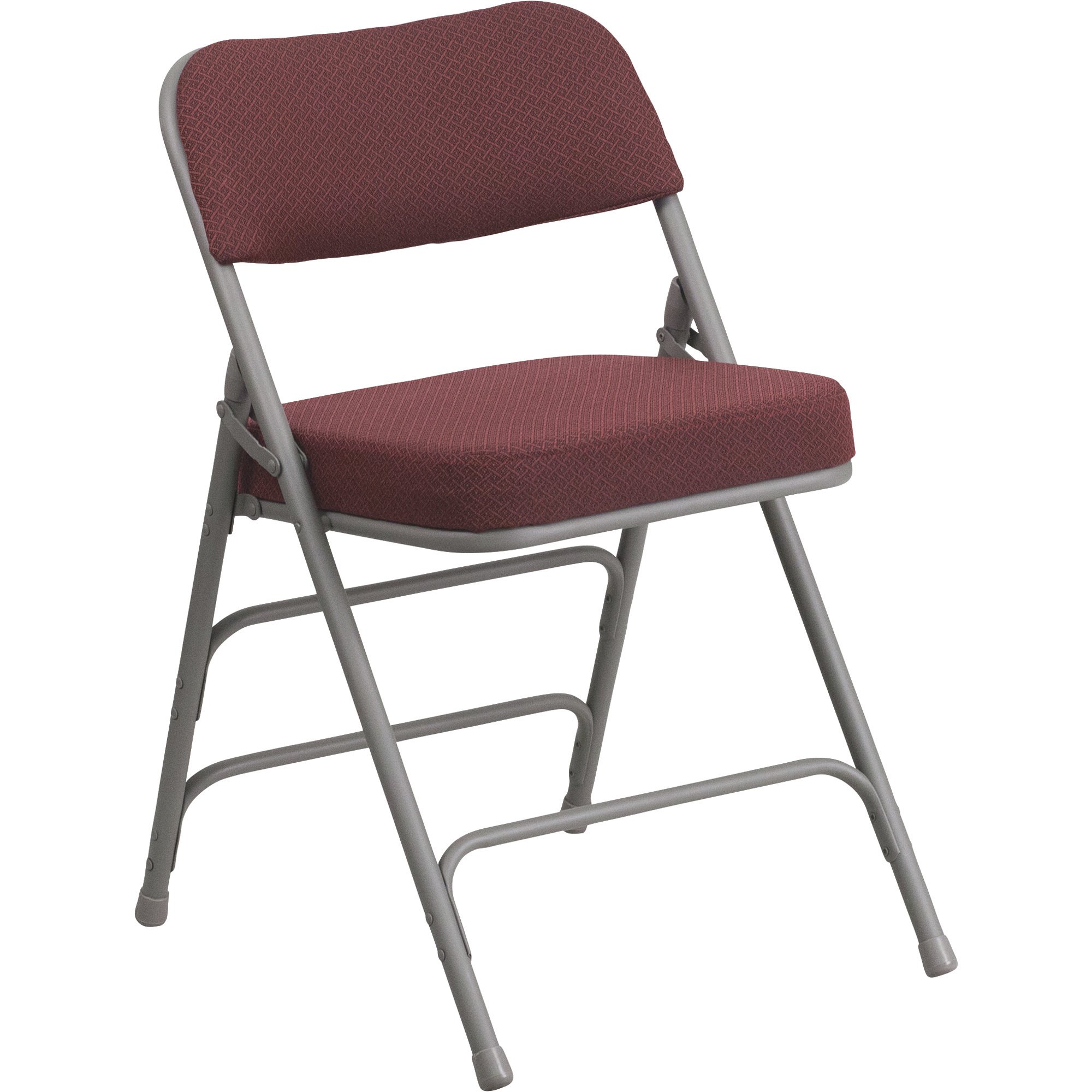 Flash Furniture Fabric Metal Folding Chair with 2.5in. Padded Seat, 18in.W x 20in.D x 29.5in.H